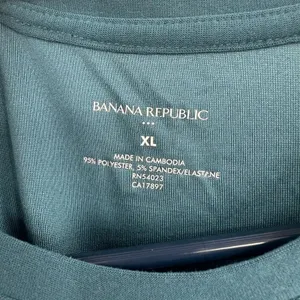 Banana Republic Size XL Tank Blue Sleeveless Crew Neck Basics‎ Casual Everyday thumbnail 3