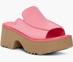 UGG Women's New Heights Platform Slide Sandal In Tropical Pink thumbnail 1