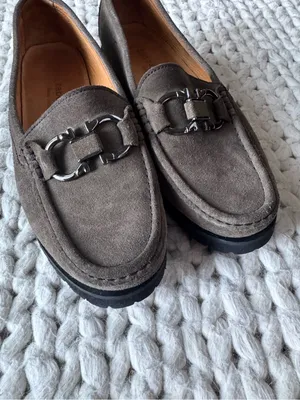 Elizabetta Taupe Suede Loafers, size 38 (7.5/8) thumbnail 5