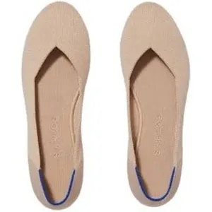 Rothys Sandstone Beige Knit Flats Shoes thumbnail 2
