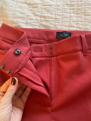 WHBM Comfort Stretch Slim Ankle Pants - Fire Quartz thumbnail 8