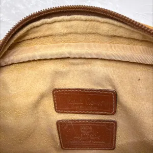 MCM Visetos Camera Cognac Coated Canvas Crossbody Bag thumbnail 10