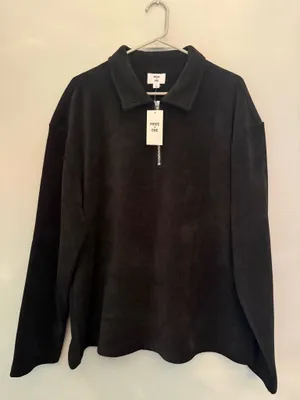 Mode of One Quarter Zip Jacket Black Size L thumbnail 1