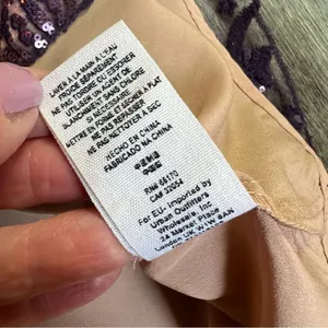Free People Night Shimmer Mini-Dress Size 0 Sundown Purple Sequins Sleeveless thumbnail 13