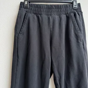 Alo Women Sweatpant Medium? Black Drawstring Waist Modal Athleisure Jogger Logo thumbnail 2