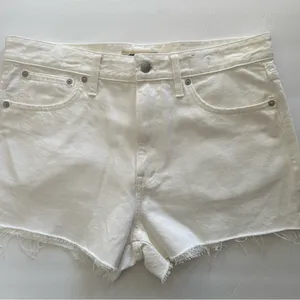 Madewell Relaxed Denim White Shorts 30 thumbnail 7