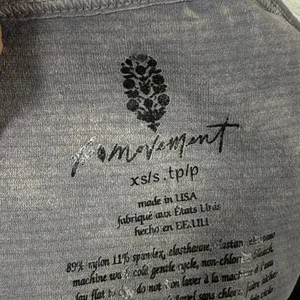 Free People FP Movement Happiness Runs Crop Tank Charcoal Grey XS/S F6436HD thumbnail 3