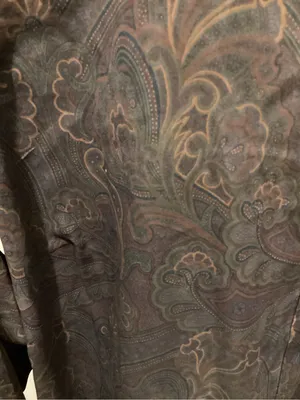 Ralph Lauren Plum and Brown Paisley Button-Up Shirt thumbnail 3