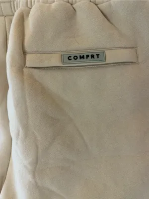 Comfrt Large airplane Mode Travel Sweatpants Color Bone Brand New Unisex thumbnail 3