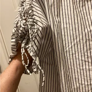 Madewell Navy and White Striped Top thumbnail 3
