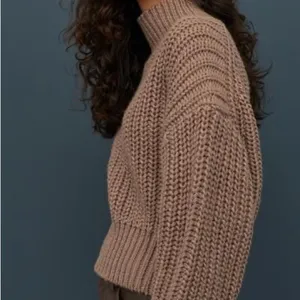 H&M Chunky Knit Turtleneck Boxy Sweater thumbnail 3