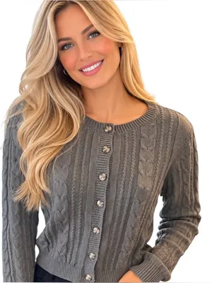 Women’s Button Up Sweater Cypress NWT Medium thumbnail 1