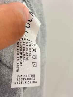 P’Tula Heather Gray Full Zip Athletic Hoodie XS Logo Zip Up Sweatshirt thumbnail 11