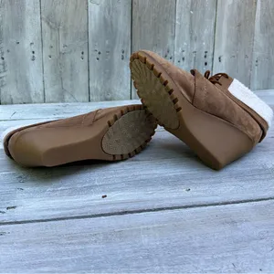 Women's Nautica Camel Suede Ankle Boots Wedge Heel‎ Size 10 thumbnail 4