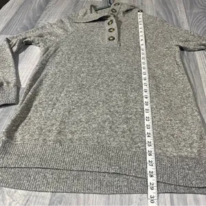 Saturday Sunday By Anthropologie Grey Long Sleeve Sweater; Small Women’s thumbnail 3