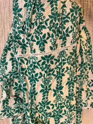 Skies Are Blue green floral maxi skirt S thumbnail 6