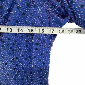 Mon Cheri Vintage Embellished Evening Gown Blue Size 12 Formal Dress‎ Wedding thumbnail 12