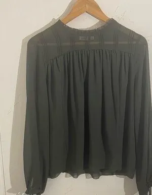 Wilfred Elegant Green Long Sleeve Women's Top thumbnail 1