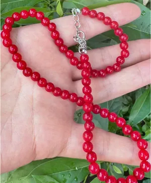 SheIn 1pc Exaggerated Colorful Acrylic Beaded Necklace, Fashion Geometric Round Beads Choker Necklace For Women thumbnail 3