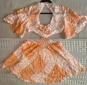 Sky to Moon Orange Mini Dress thumbnail 2