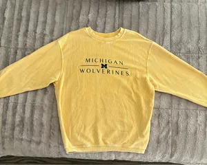 Chicka-d University of Michigan Wolverines Maize Sweatshirt thumbnail 2