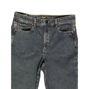 American Eagle Jeans Womens Size 10 Baggy Straight High Rise Pinstripe 32x28 thumbnail 7