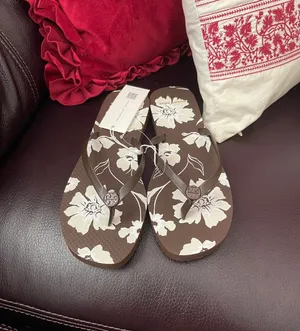 Tory Burch flip flop leather top straps in Moka falls/deep chocolate size 8 thumbnail 4