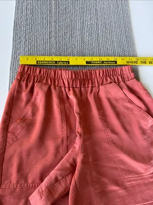 A New Day Coral Satin Shorts Sz Small thumbnail 5