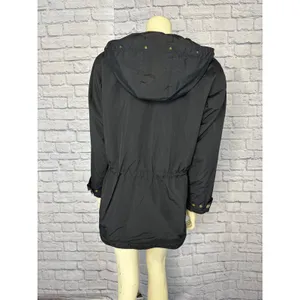 Vintage BOGNER Hooded black ladies ski jacket size medium thumbnail 6