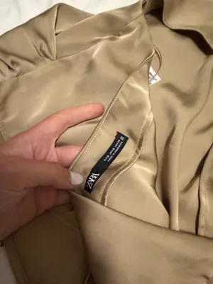 Zara Gold Wrap Halter Tank thumbnail 3