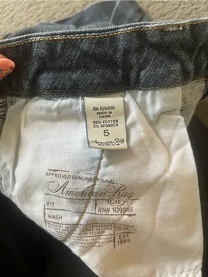 American Rag Dark Blue Denim Jean Shorts thumbnail 3