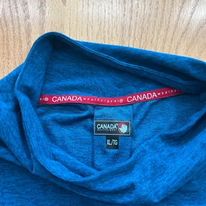 Canada Weather Gear Women's‎ XL Blue Marled Funnel Neck Drawstring Hem Top thumbnail 9