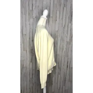 Bay‎ Hill Classics Women's Large Ivory Cardigan Sweater Long Sleeve Button-Up thumbnail 2