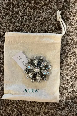 J.Crew Multitone Brooch thumbnail 1