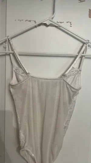 Amazon White Lace Bodysuit thumbnail 3