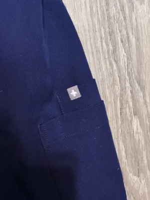 Figs Navy Blue Scrub Pants Size Small thumbnail 4