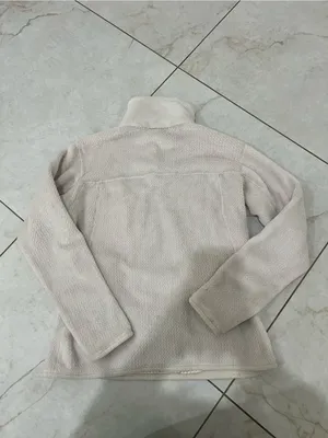 Patagonia Polartec Snap Closure Fleece Pullover Cream Quarter Snap-T Size Medium thumbnail 4