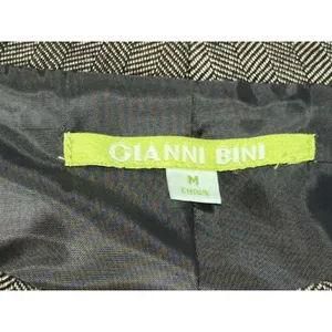 Gianni Bini Herringbone Wool Blend Cropped Jacket - Size M thumbnail 9