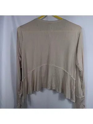 Kimberly C Sand Layered Hi-Low Top S NWT thumbnail 8