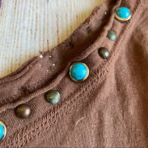Texas Couture Small Tshirt Top Brown thumbnail 3