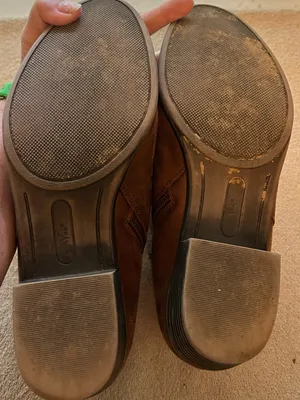 NOR Brown Suede Ankle Booties with Side Buckle Size 9.5 thumbnail 4