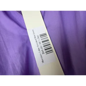 Pinch Mini Dress Womens Med Purple Pleated Puff Sleeve Boho Preppy smocked NWT thumbnail 8