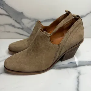 Lucky Brand Women's Tan Leather Vennia Boots Sz 8.5 Western Boho Festival thumbnail 3