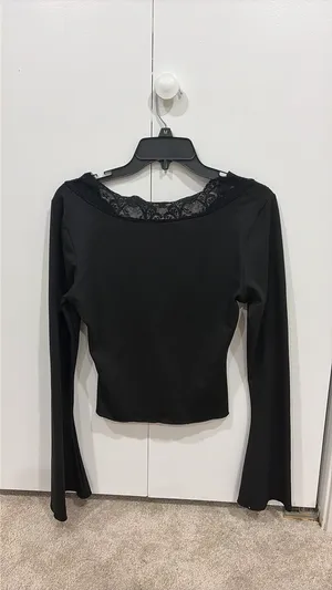 Long Sleeve Top Black Size M thumbnail 2