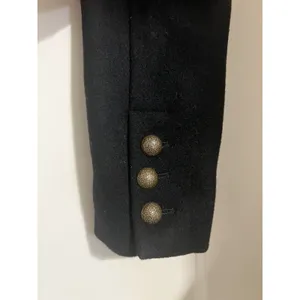 Free People Perry Black Wool Cropped Blazer Jacket Old Money Preppy‎ Buttons thumbnail 7