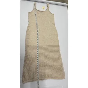 Universal Thread Womens XL Tan Knit Sleeveless Scoop Neck Midi Sweater Dress NWT thumbnail 6