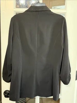 MAURICES Black Stretch Blazer Size L Classic / Capsule Wardrobe / Minimalist thumbnail 6