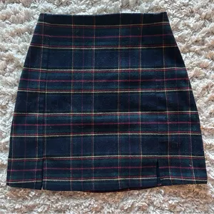 Brandy Melville John Galt Plaid Mini Skirt thumbnail 1