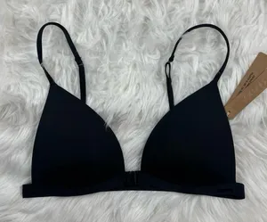 Skims Wireless Form Triangle Front Close Super Pushup Bra Onyx 32C thumbnail 1