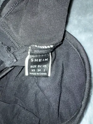 SHEIN BLACK GOING OUT TOP thumbnail 3